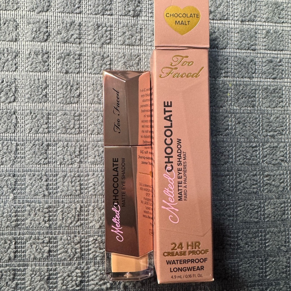 Too Faced Melted Chocolate Matte Eyeshadow - Rich Chocolate